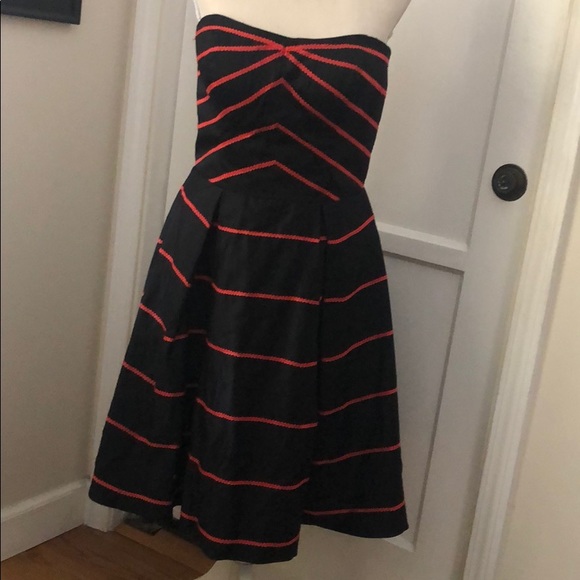 Unique Vintage Red & Black Pinup Dress NWT - Picture 3 of 10